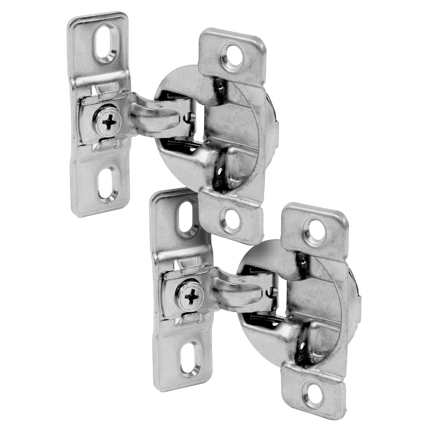 Self-Closing Optimat Plus 4 FM Special Hinges (2 Pack) for Hettich 6878464096, 9072548 Multicolor (35mm Cup, 11mm Depth, 2.5mm Distance, >13mm Doors)