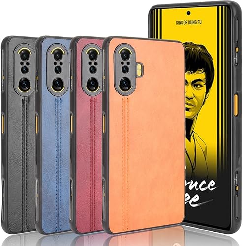 Miniatura 7 de Funda de teléfono para Xiaomi Redmi K40 Gaming, Funda para Xiaomi Redmi K40 Gaming Funda protectora de cuero PU estilo vaca, antideslizante a prueba