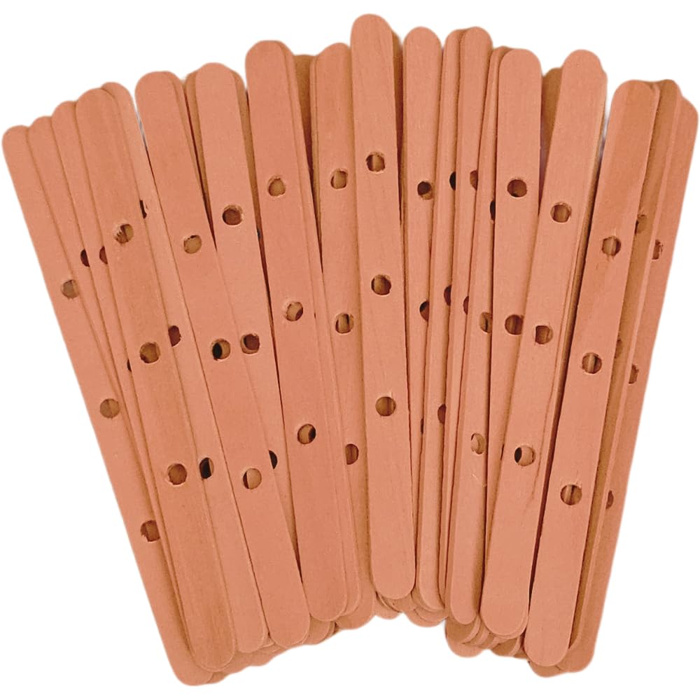 Wooden Candle Wick Holders, 1, 2 and 3 Hole ECO Friendly, Candle Wicks Centering Device, Candle Wick Bars, Wick Holders for Candle Making, Wick Clips for Candles, Candle Centering Tool (3 Hole, 10) (B0CV7BZ4KY) Amazon Price History, Amazon Price Tracker