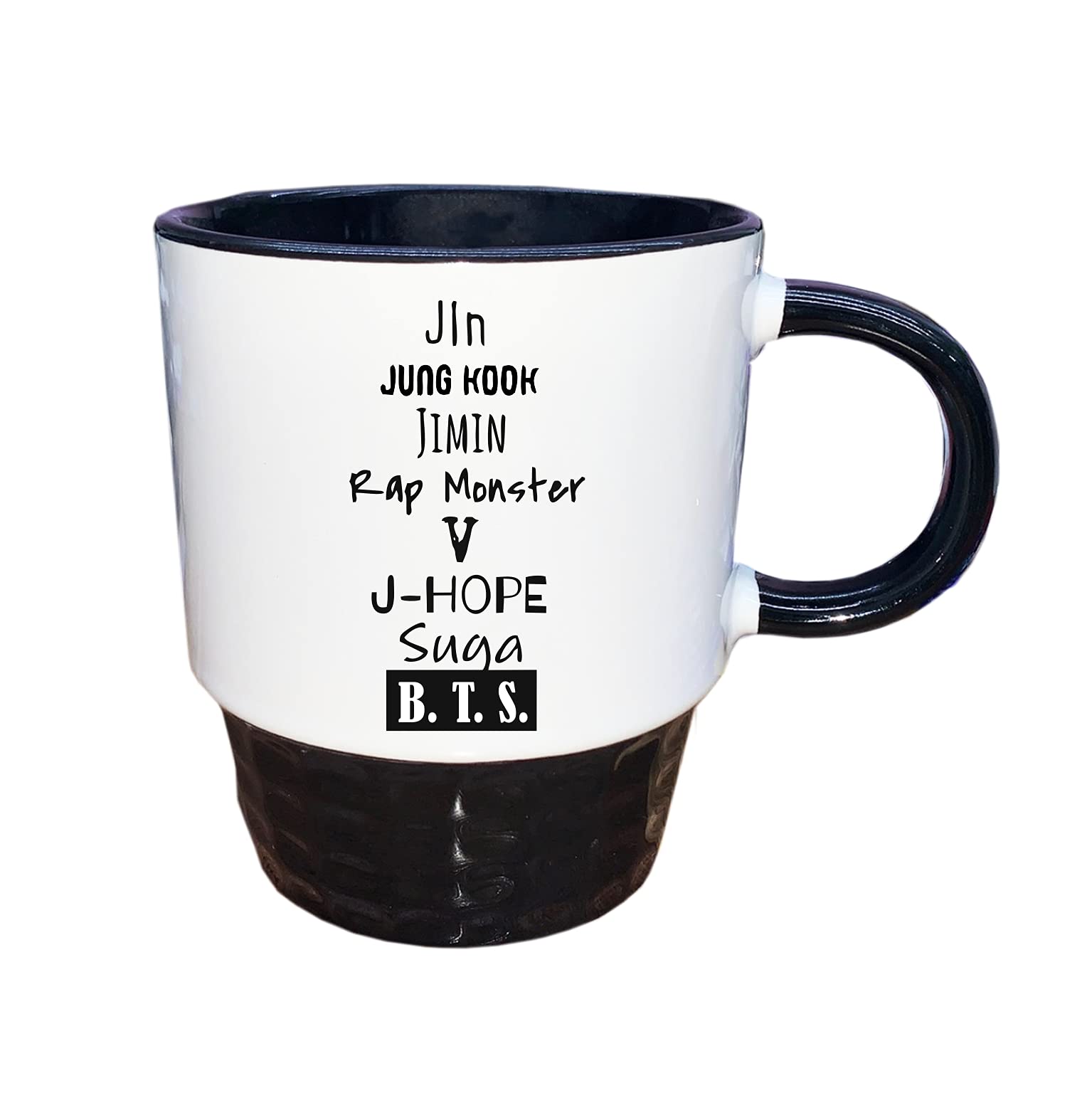 MCM4 - MGT - Tudo de kpop BTS Half Tone Black Mug