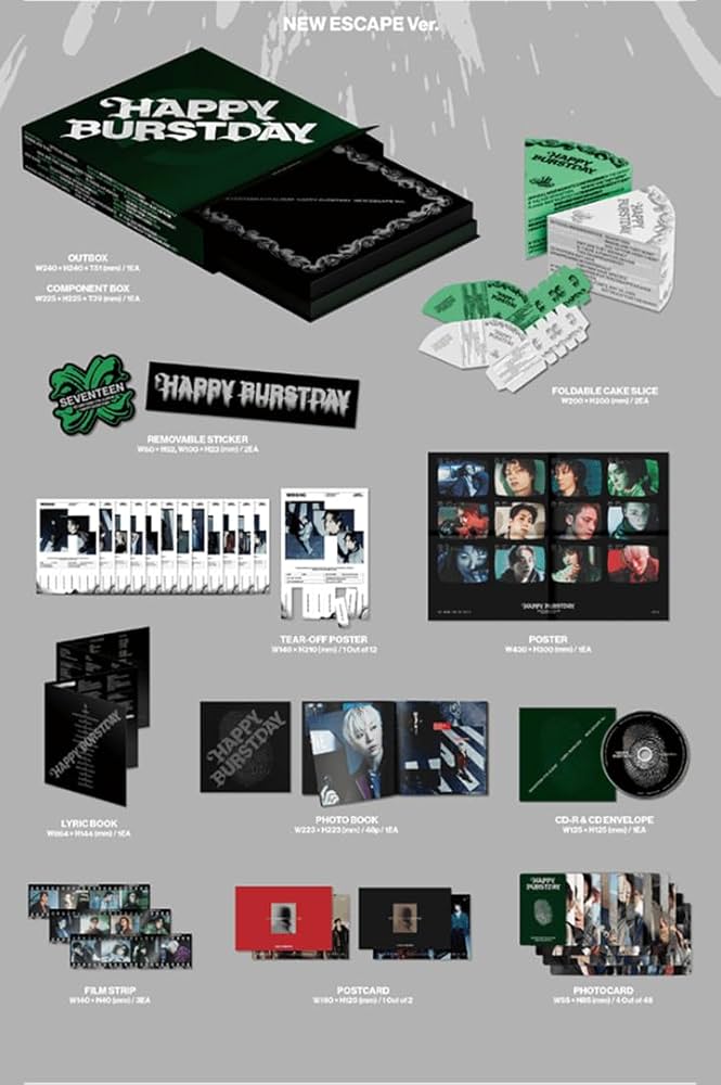 SEVENTEEN セブチ HAPPY BURSTDAY DD盤 コンプリート SEVENTEEN セブチ HAPPY BURSTDAY DD盤 コンプリート SEVENTEEN