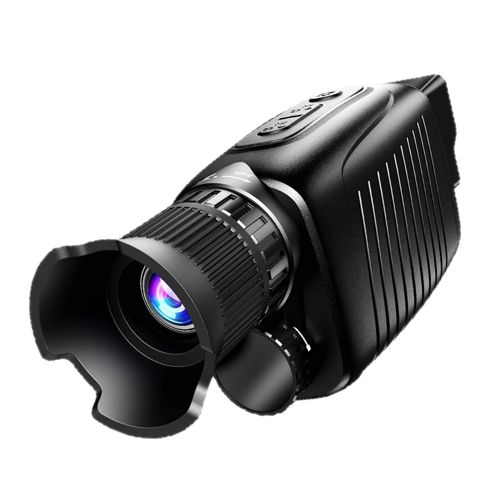 Monocular portátil de imagen térmica de día y noche, 7 modos ajustables, 1080P, para vigilancias de camping, dispositivo portátil de visualización nocturna