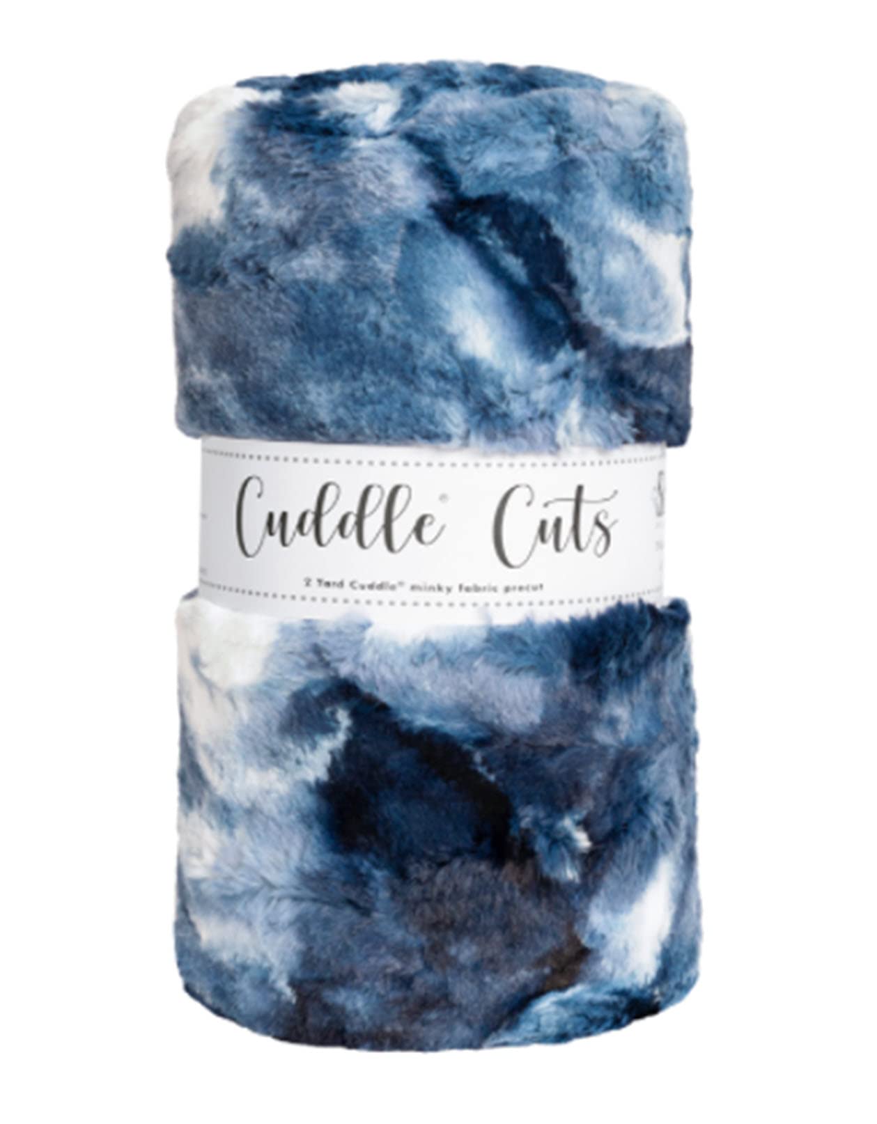 Shannon Fabrics2 Yard Luxe Cuddle Cut Sorbet Blue Print