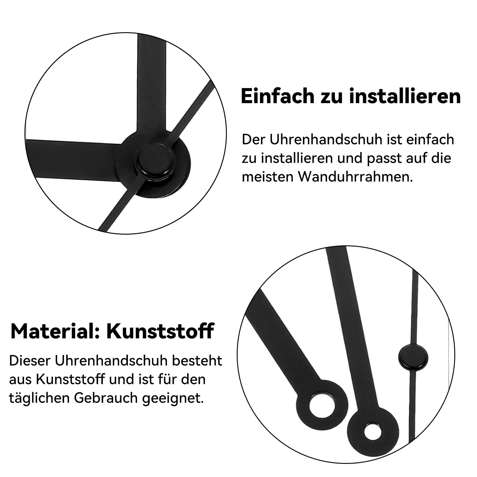 30 pcs Herrenuhren Austausch Uhrwerk Set, Uhrzeiger Ersatz für DIY Uhrenbau, Uhr Bausatz, Uhrwerk für Wanduhr, Zeiger für Uhrwerk, Uhr Reparatur Teile, Uhr selber Bauen Kit