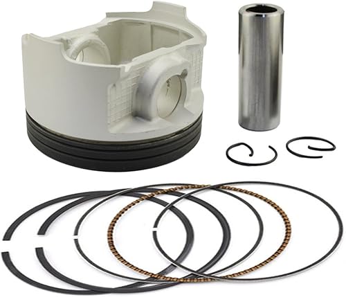 AHL Kit de clips de pasador de pistón y anillos de pistón para Suzuki AN400 Skywave 400 Burgman 400 (gran tamaño +100 3.307 in)