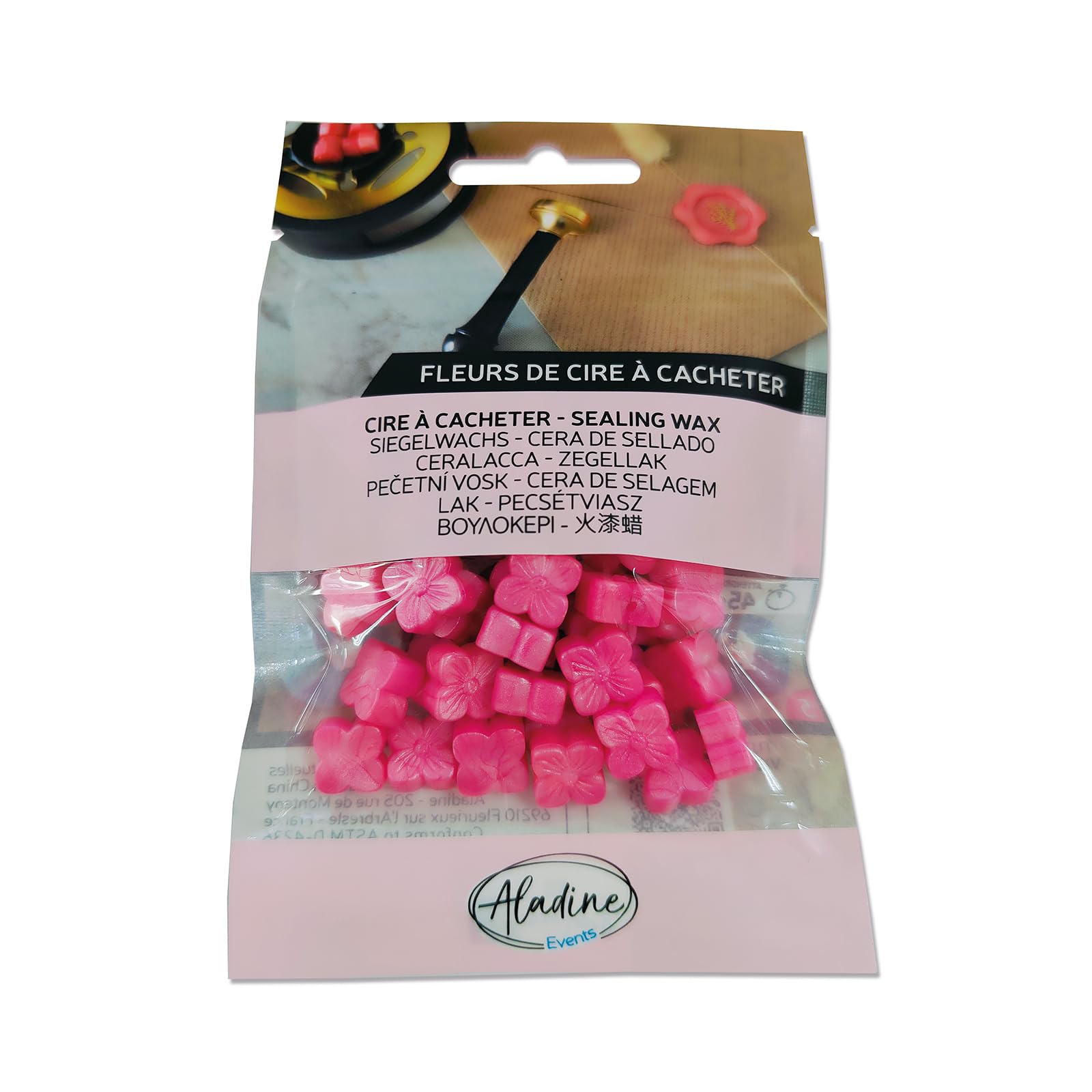 Cire Cachet Lettres Perles De Cire Tournesol Fsalisa Aurora - Lot De 200 - Pour Sceaux Cire Invitations - Résine Et Cire - 12mm Accessoire Créatif Mariage