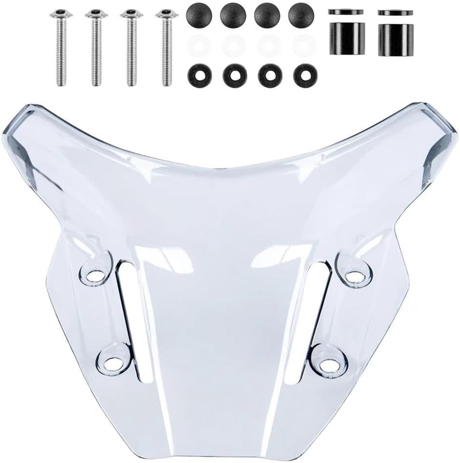 Genérico Parabrisas de motocicleta Parabrisas para Yamaha MT 09 FZ09 2021 2022 2023(Gray)