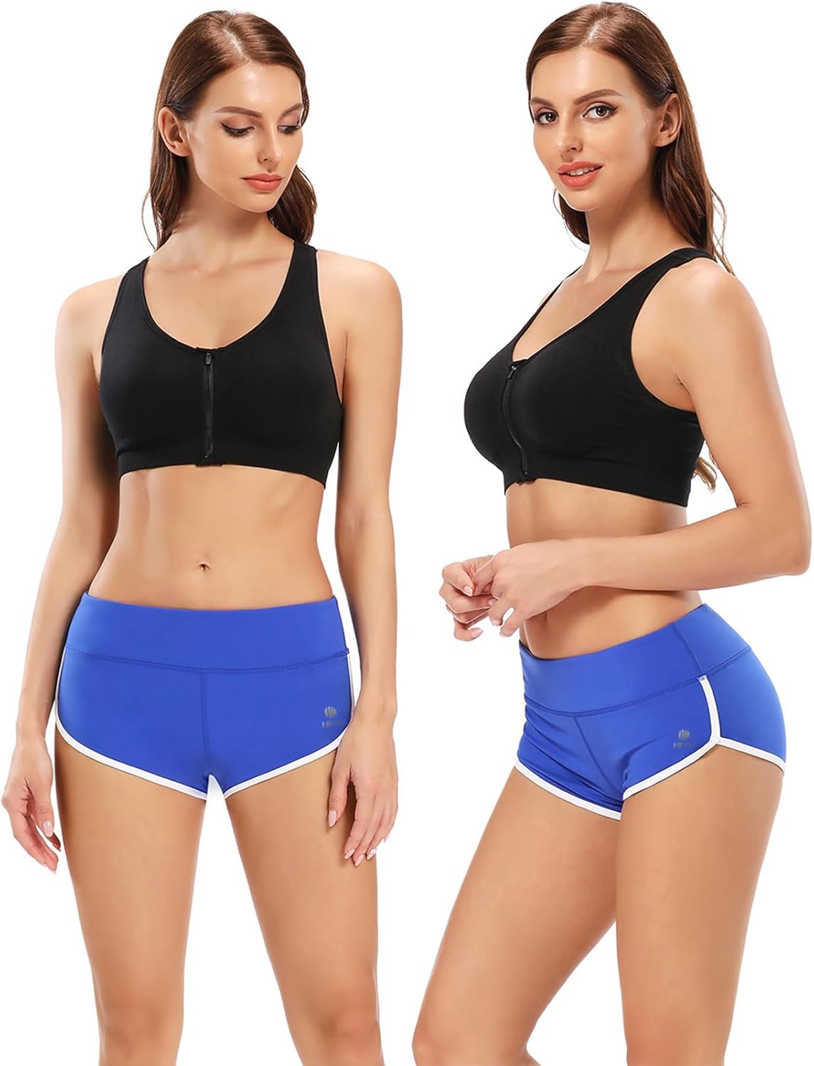 Women's Booty Shorts Workout Butt Lifting High Waist Yoga Running Gym Shorts - Image 4