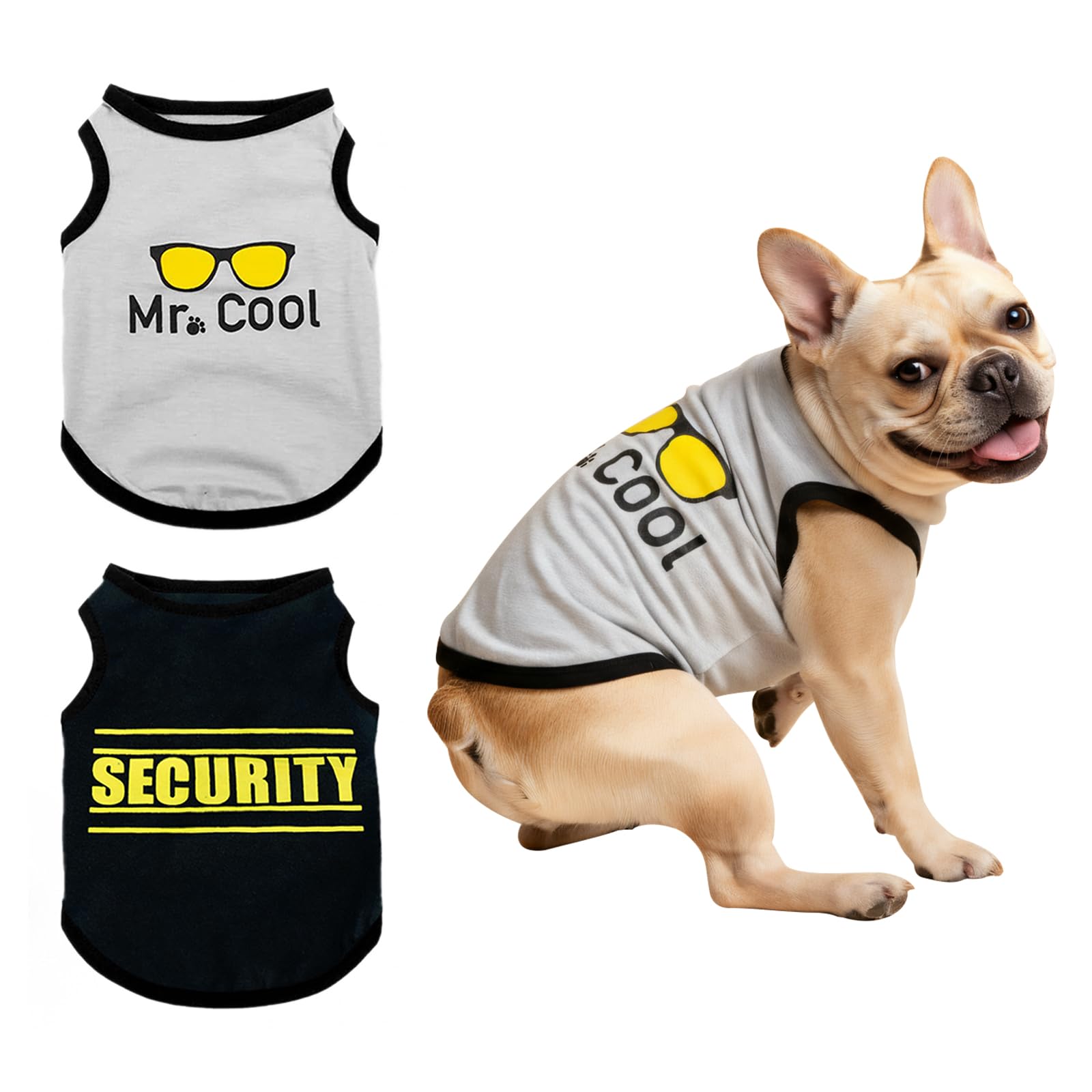 COOHAMS Dog Clothes for Small & Medium Dogs, Pet T-Shirts