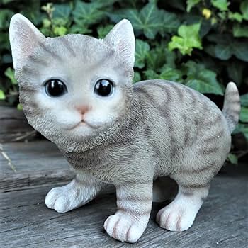 Amazon.co.jp: 猫の置物 アメショ 子猫 1227QYL