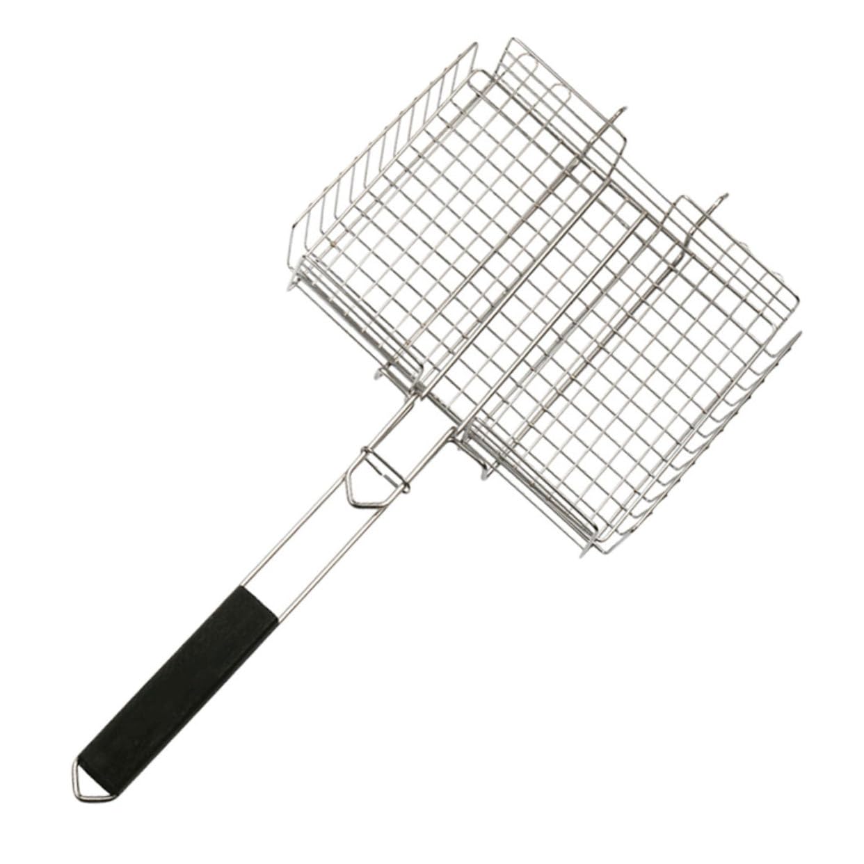 Happyyami 1Pc Portable Bbq Grill Rack Folding Barbecue Tool for Outdoor Cooking Easy to Clean for Camping Picnics and Backyard Gatherings