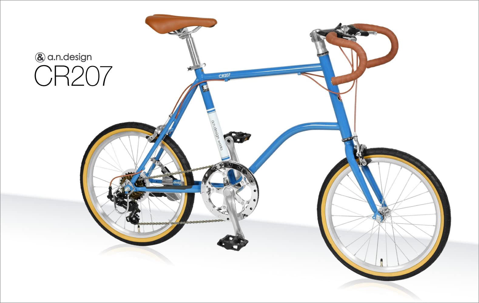 Amazon | a.n.design works CR207 ダークブルー 20インチ（406） 小径