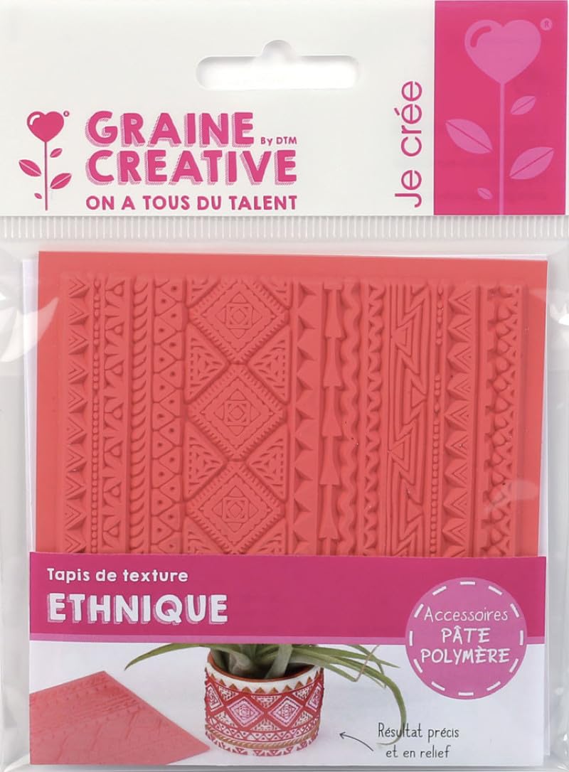 Polymer Clay Texture Sheet - Ethnic
