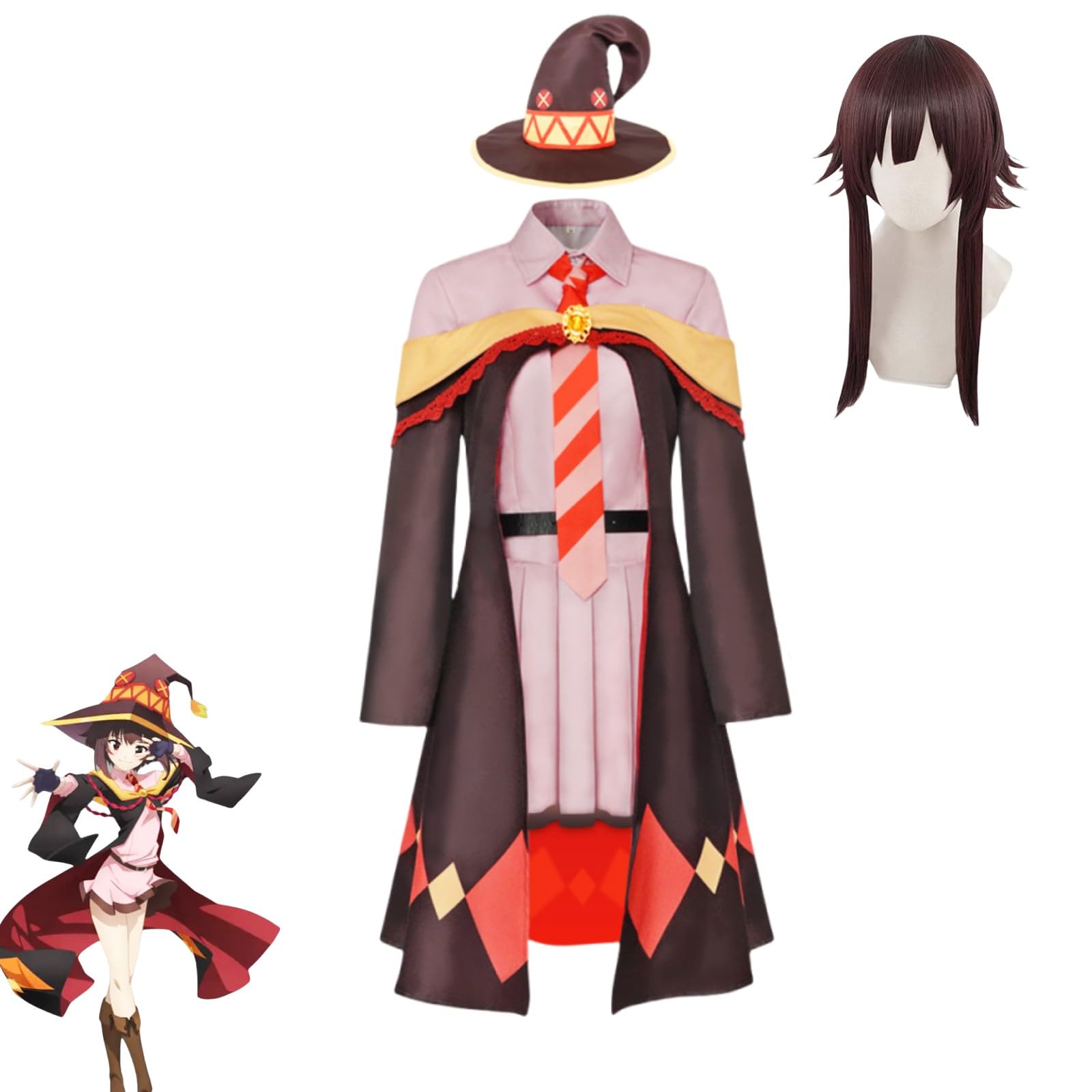 Amazon.co.jp: この素晴らしい世界に爆焔を コスプレ めぐみん