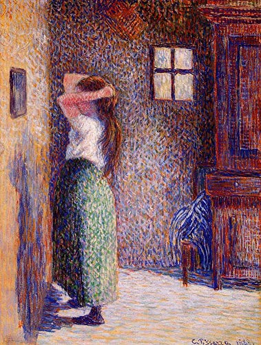 Huile sur toile Camille Pissarro pour amateurs d'art vibrant