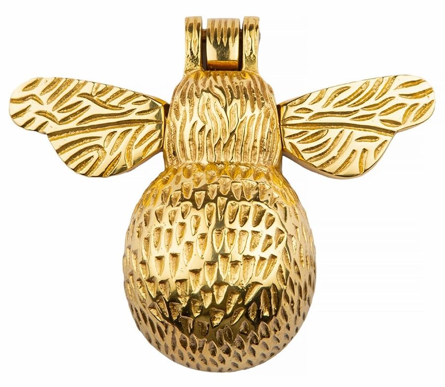 Generic Bumblebee Door Knocker, Solid Brass (Golden)