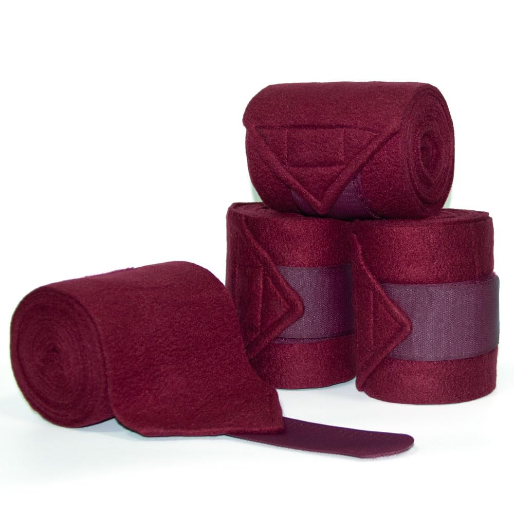 KURSHOW Horse Polo Leg Wraps Soft Fleece Wraps Equestrian - boots and wraps | Mubboo