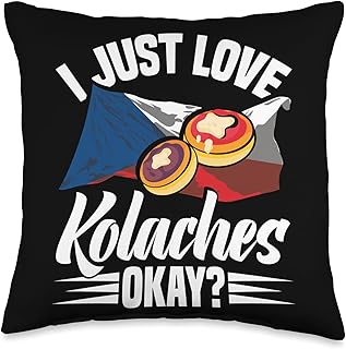 Kolache Pastries Czech Kolache Sausage Roll Frozen Kolaches Throw Pillow