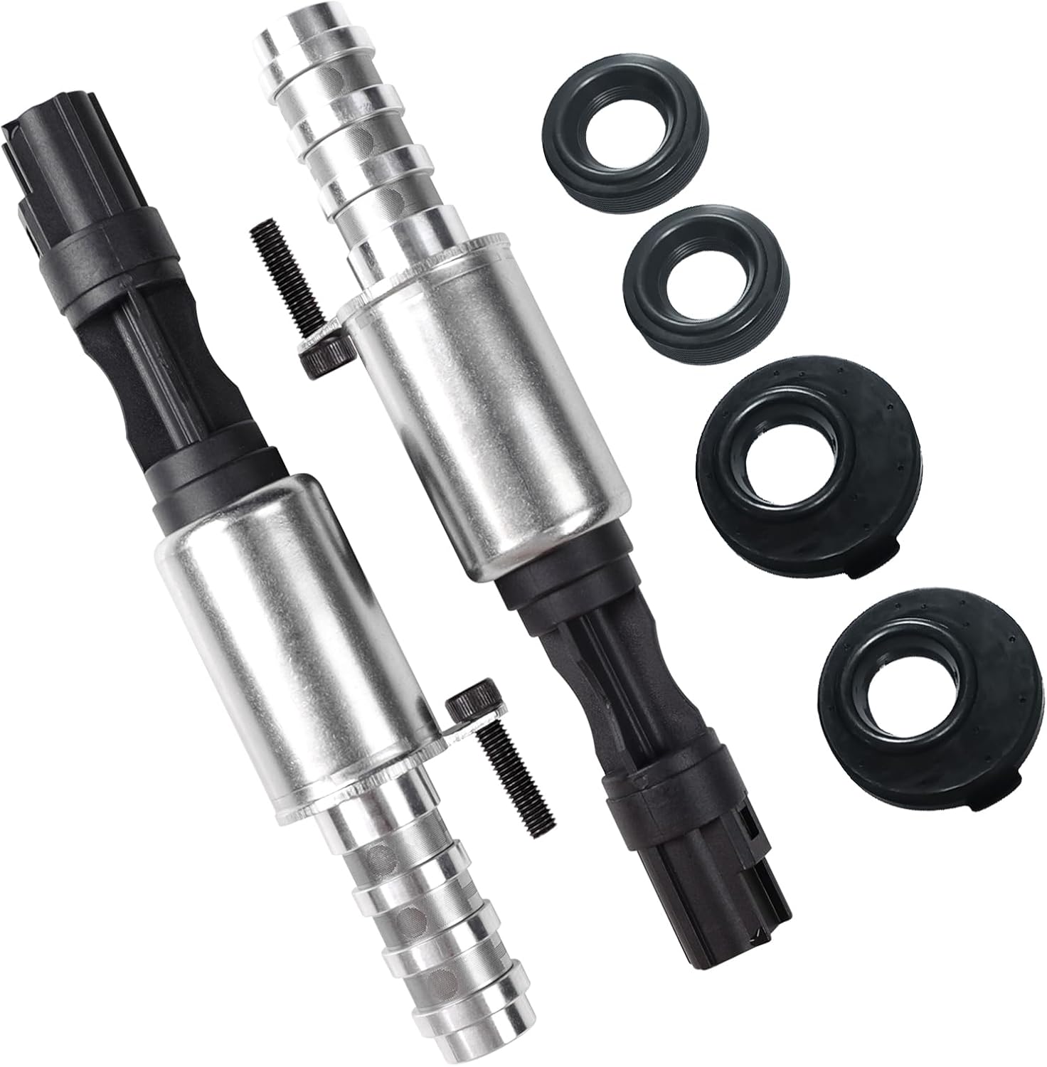 Engine VVT Variable Valve Timing/VCT Variable Camshaft Timing Control Solenoid, Compatible with Ford Lincoln Mercury, Fits F-150/250/350 Expedition Explorer Mark Navigator, 4.6L 5.4L 3V Engine, 2PCS