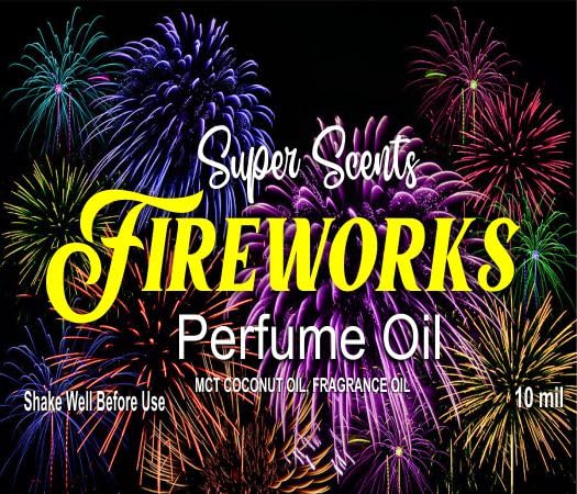 Fireworks Perfume Oil Fragrance Roll On 10ml Strong Unique Scent by Super Night Air and smoke scented image 3