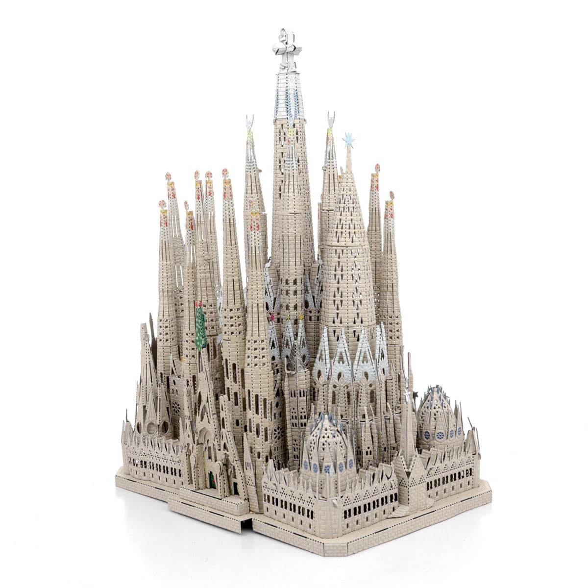 Metal Earth 3D Metallbausatz Bauwerk Sagrada Familia ab 14 Jahre | Präzise lasergeschnittene Metallteile zum Zusammenstecken ohne Klebstoff. Detailreiche Modelle mit bebilderter Bauanleitung