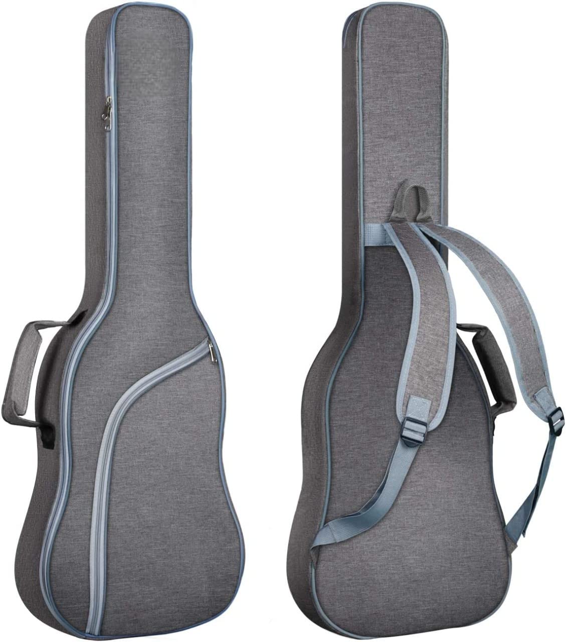 Nylon Electric Guitar Bag Padded Electric Guitar Gig Bag Case 0.35in Padding Dual Adjustable Shoulder Strap Electric Guitar Case, Multicolour-image-20