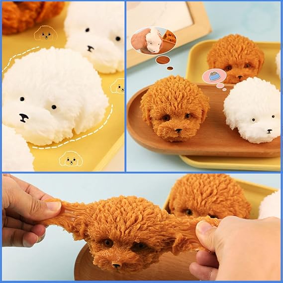 2 Pack Taba Toys for Kids, Taba Dog Quiet Fidget Toys, Kawaii Stress Relief Sensory Toys Gifts for Kids Teenage