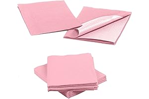 Pink Disposable Dental Bibs - The Ultimate Barrier for Cleanliness and Hygiene