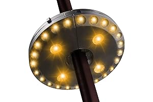 Patio Umbrella Light - Warm Ambiance for Outdoor Evenings
