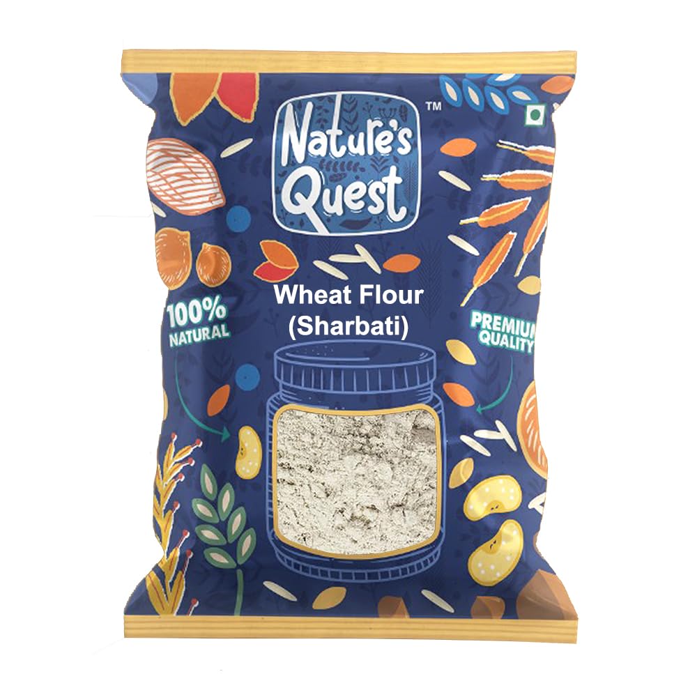 Natures Quest Sharbati Wheat Flour| Gehu atta | godhuma mavu - 1.8 Kg (B0CPBJ8SGL) Amazon Price History, Amazon Price Tracker