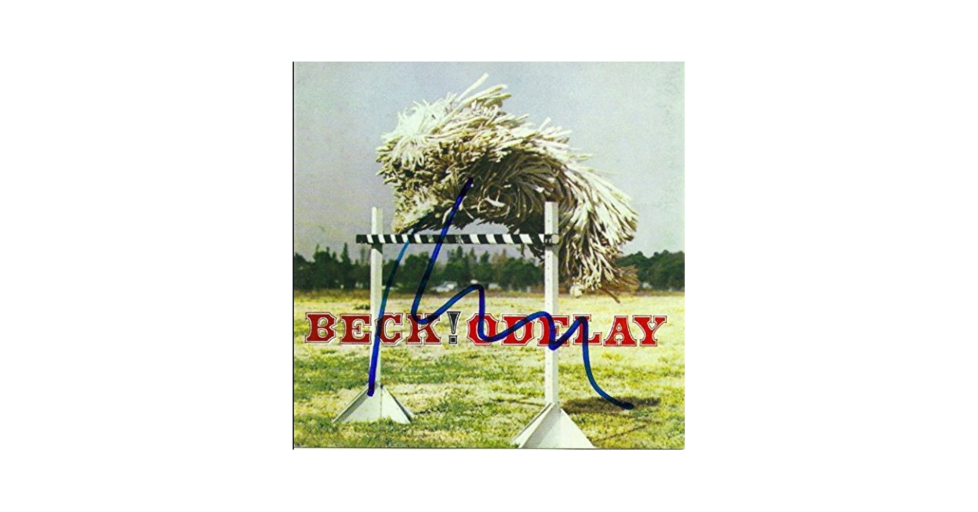 Beck signed Odelay cd at Amazon's Entertainment Collectibles