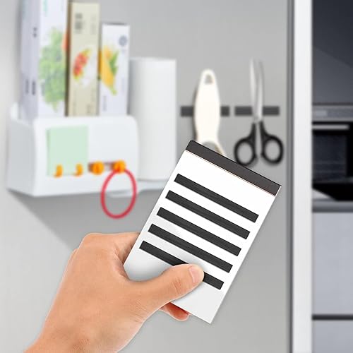 Vista 5 de FINDMAG Cinta magnética, tiras magnéticas con parte trasera adhesiva, 1 rollo de cinta magnética de 30 pies perfecta para proyectos de manualidades