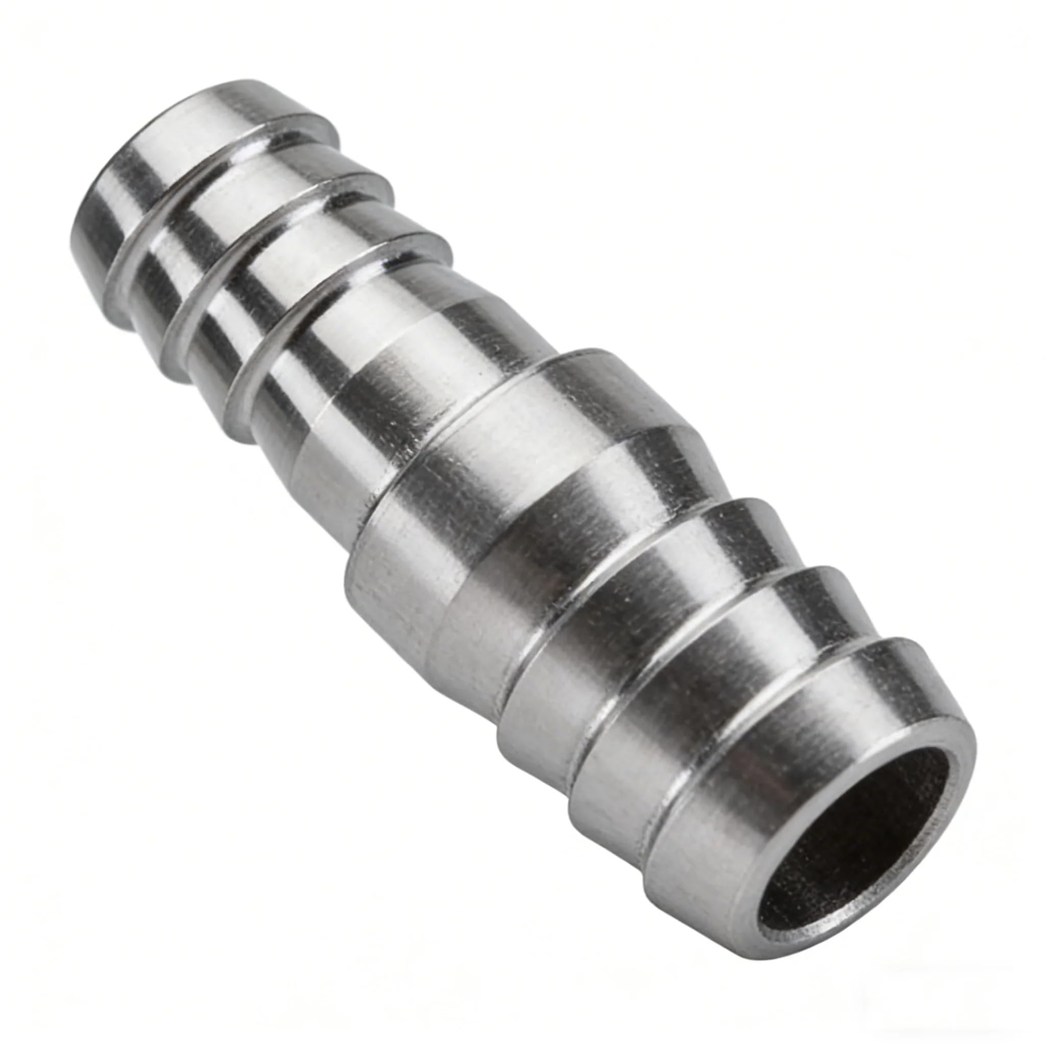 TwoWay - Acoplador recto para manguera de acero inoxidable 304, tamaños de 4 mm, 20 mm, resistente a la corrosión, ideal para fontanería y conexiones de manguera