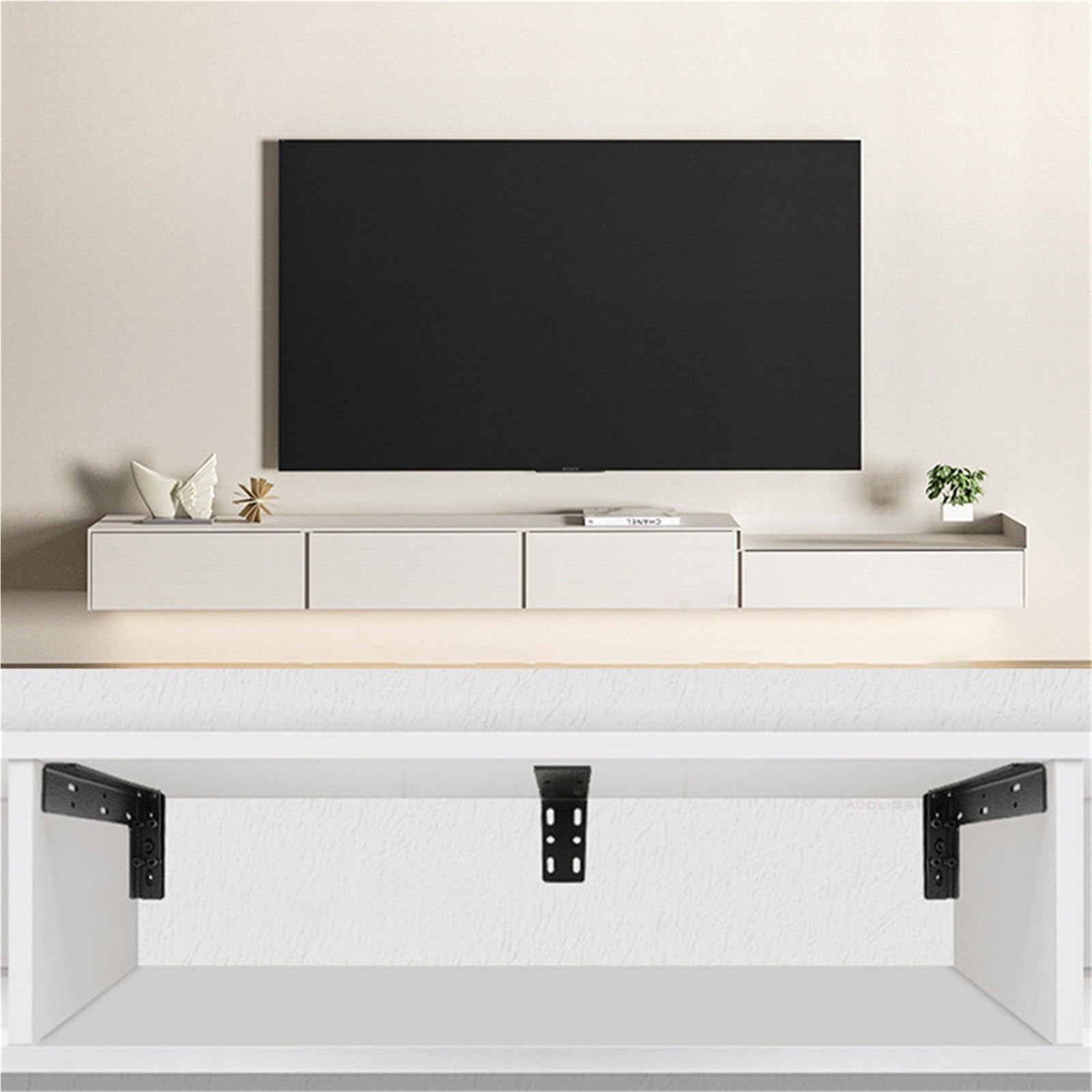 Soporte Balda Soporte, Capacidad, Acero Inoxidable, Montado En La Pared, for Estantes, Encimeras, 1 Ud.(600kg 18inch-1pc)