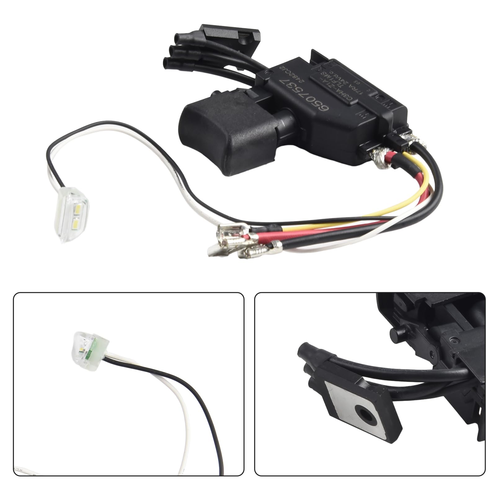 Essential Ersatzschalter für DHP482 DDF482 Schraubendreher 6507545 650754, passend für kabellose Elektrowerkzeuge, mit verschiedenen Modellen