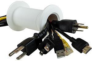 Pass Through Cable Wall Port | 3 Prong Plug Size | Universal Fit Wall Thickness