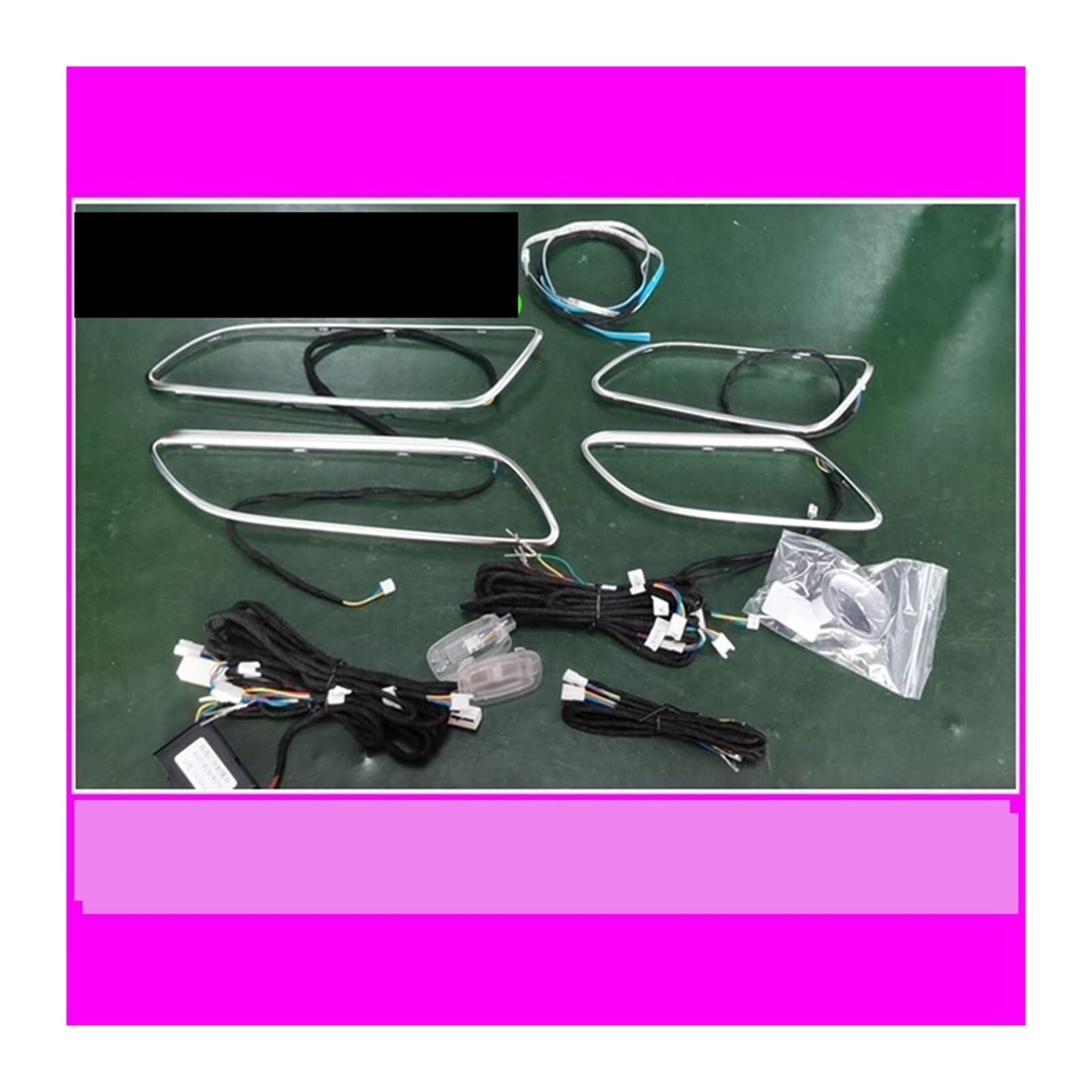 XCZPRKMXY Car LED Ambient Light Kit 12-Color Lamp Dashboard Strips Door Neon Decorative Compatible with Mercedes-Benz A Class W176