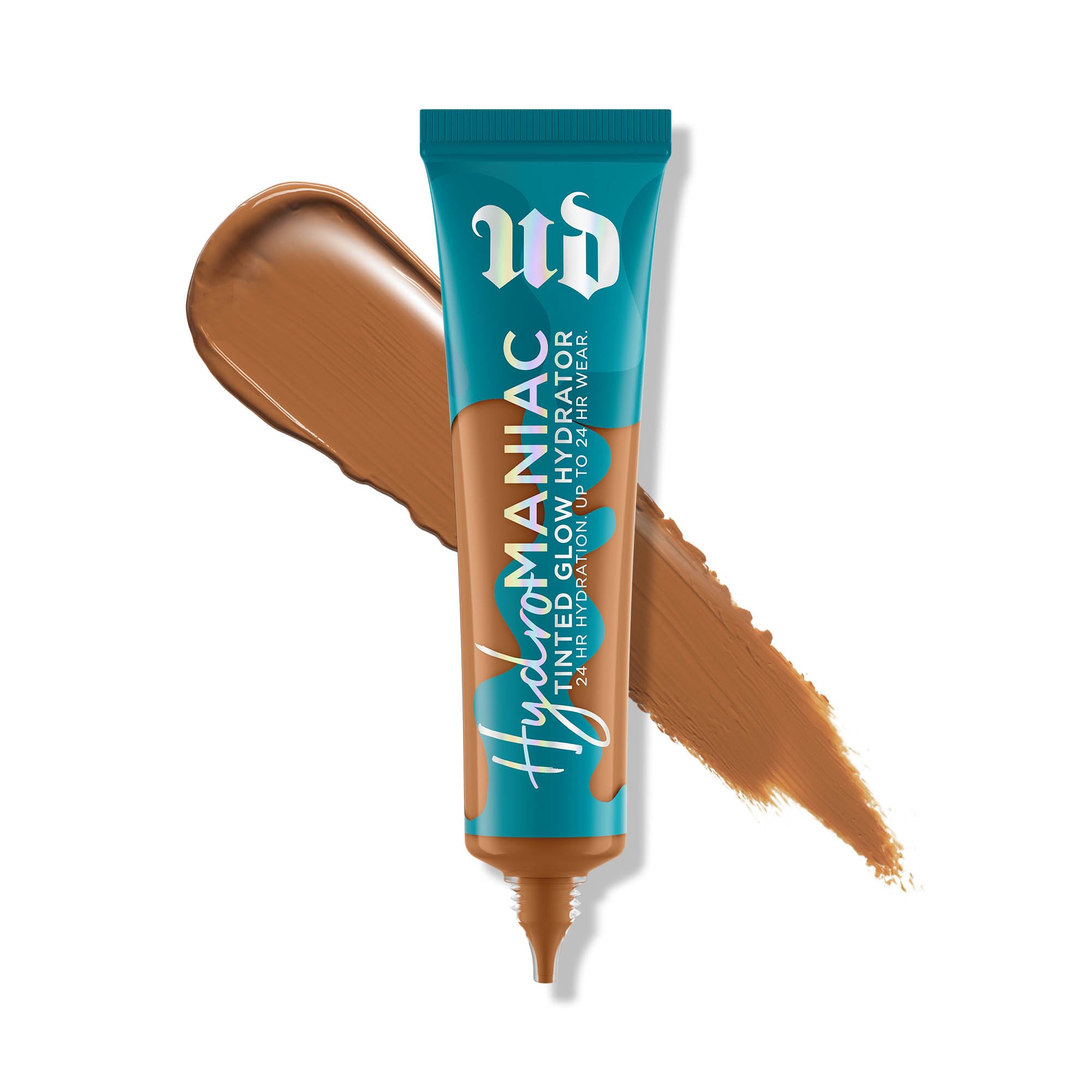 Urban Decay Hydromaniac Dewy Foundation, Hydrating Tinted Moisturizer for Dry Skin, Buildable Medium Coverage, with Kombucha Filtrate & Marula Oil, Non-comedogenic, Vegan, Cruelty-free - 1.1 fl oz