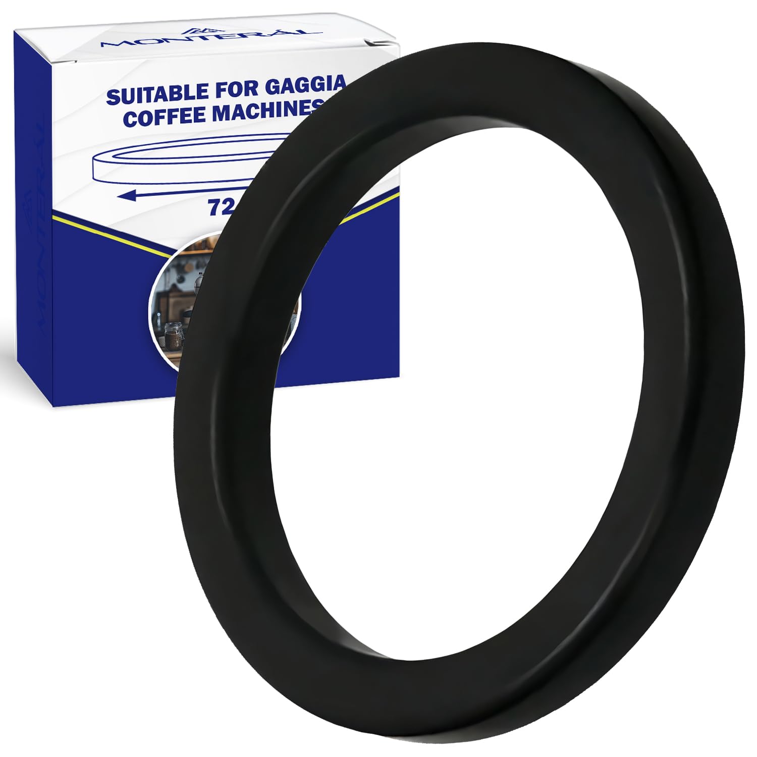 Guarnizione Sottocoppa Per Macchine Caffè Saeco E Gaggia - 72x57x8,5mm Originale - Foto 2