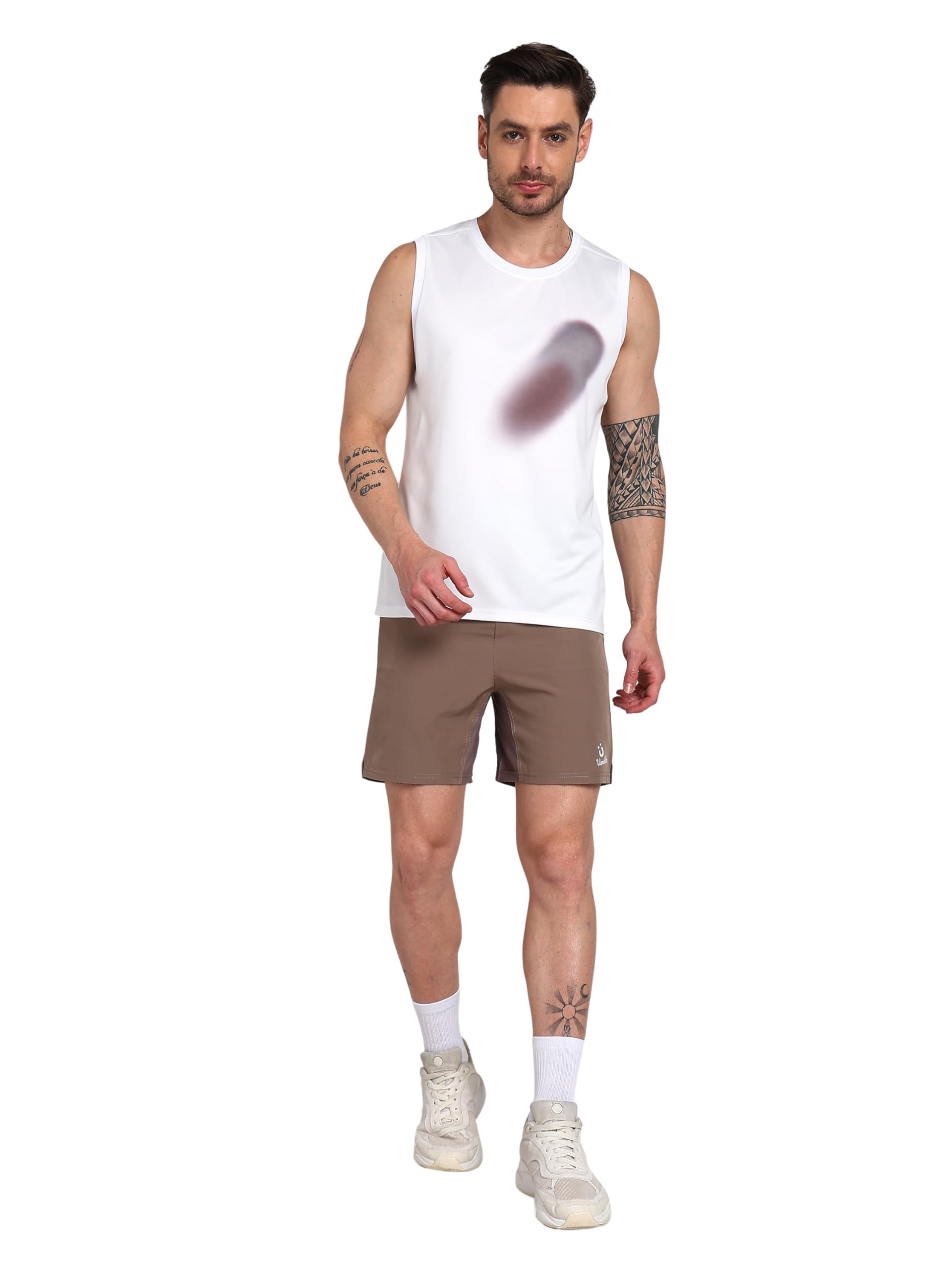 umildo Men’s Activewear Tank Top and Shorts with Pockets – Gym Training Outfit-picture-10
