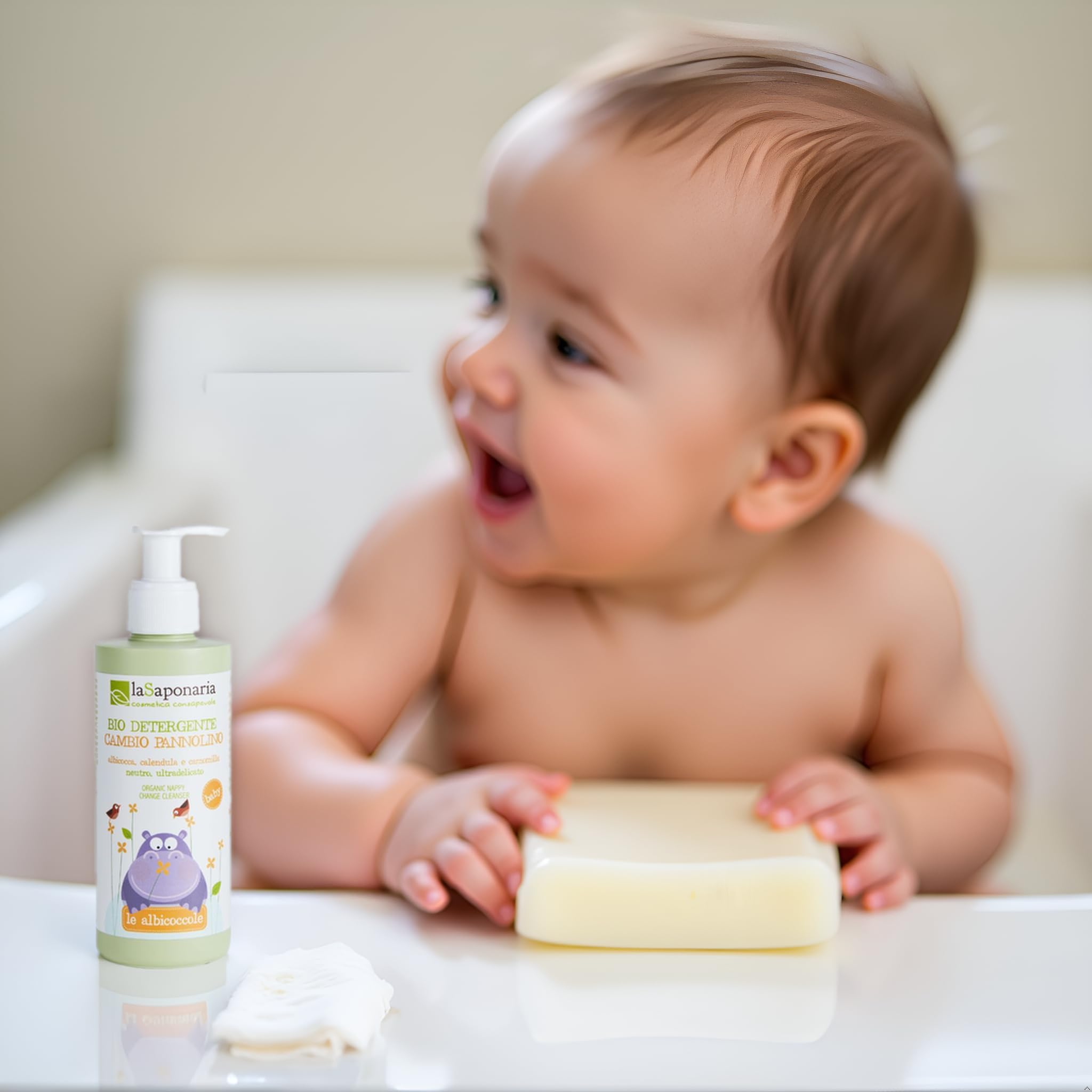 La Saponaria Crema detergente cambio pannolino lenitiva 190ml