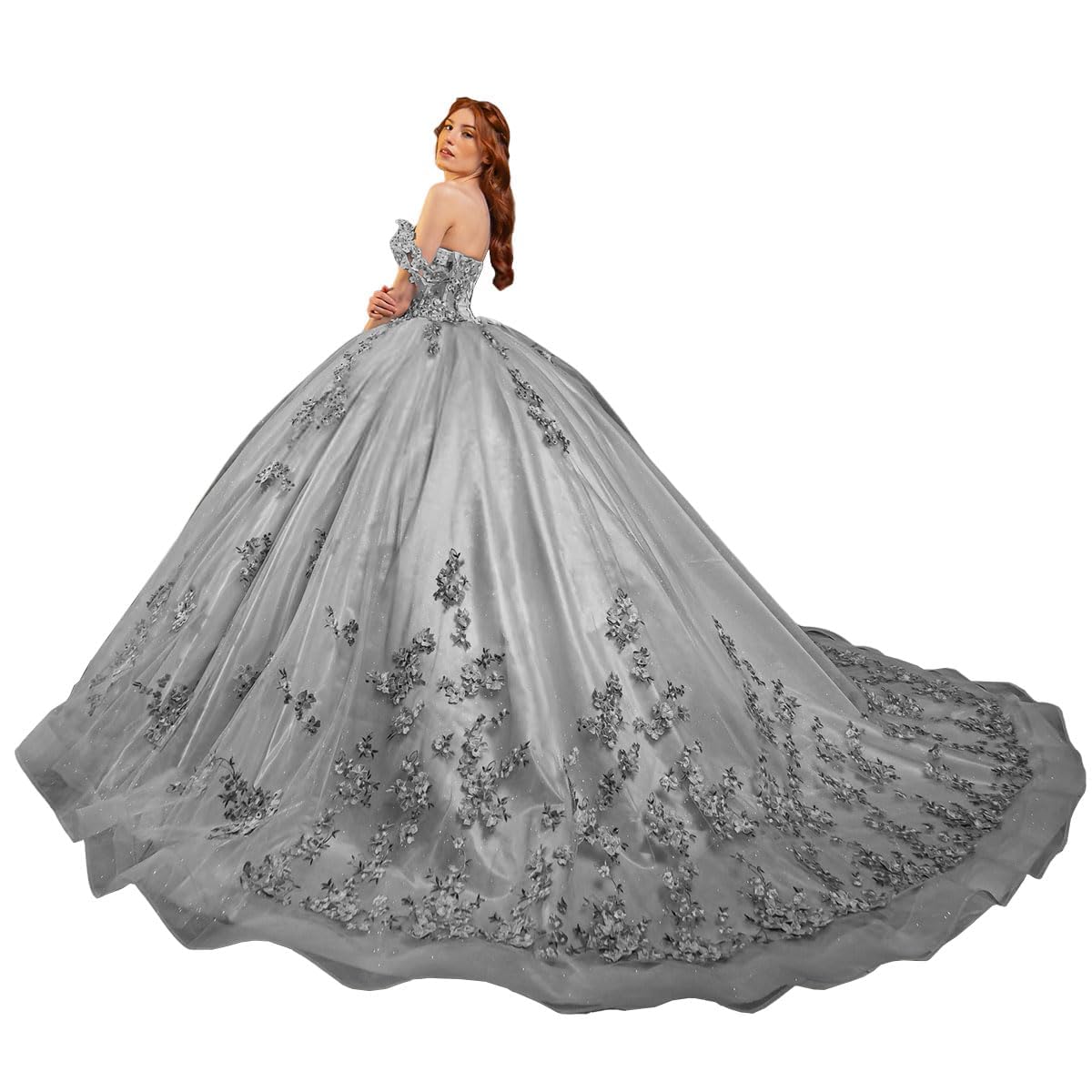 Off Shoulder Quinceanera Dresses Puffy Tulle Ball Gowns Sweet 16 Dresses Lace Appliques Prom Dress Quince Dresses