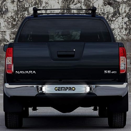 Miniatura 4 de Gempro Luz de matrícula, 2 piezas de lámpara LED de repuesto compatible para Nissan Frontier Titan Xterra Armada Suzuki Equatorx, alimentado por