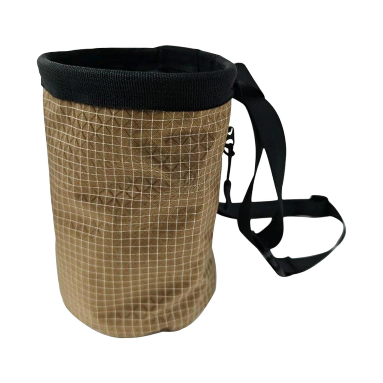 Chalk Bag for Rock Climbing Lightweight for Fitness Disc Golf Weight Lifting Brown Sporting Goods|Fitness Running & Yoga|Strength Training|Other Strength Training