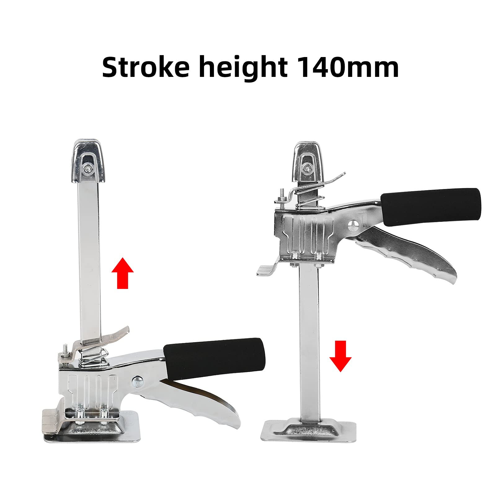 WMLBK 2PCS Hand Jack Tool - Labor Saving Arm Wall Tile Height Adjustable Locator for Door Plate,Lifter,Cabinet,Wall Tile,Ceramic,Floors - Image 3