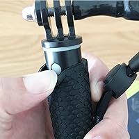 Vista 4 de Extensión corta de 19 pulgadas, mango compacto, mango compacto, ajustable, impermeable, monopié compatible con GoPro Hero 13, 12, 11, 10, 9, 8, 7