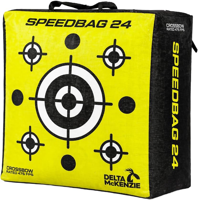 Speedbag 24" Archery Target - High Performance 475 FPS Dual-Sided Bag Target for Compound Bows & Crossbows - Field Point Compatible with Easy Arrow Removal