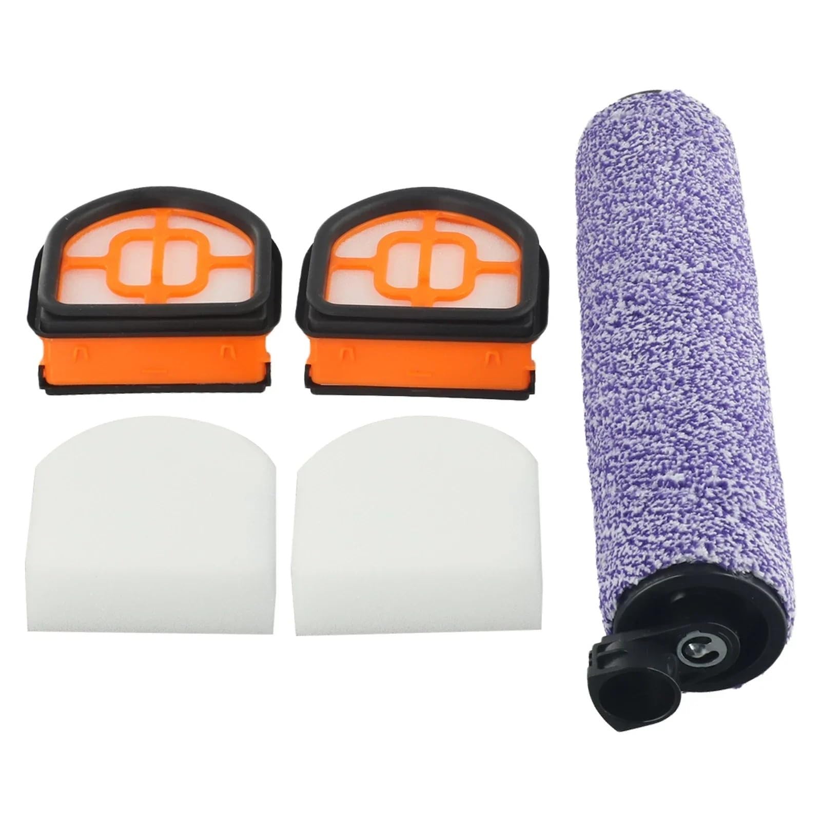 Kompatibel mit Shark Brushroll & Filter Combo | Bürstenrollen- und Schaumstofffilter passen zu WDB1F2 HydroVac XL-Geräten(B-1sets)