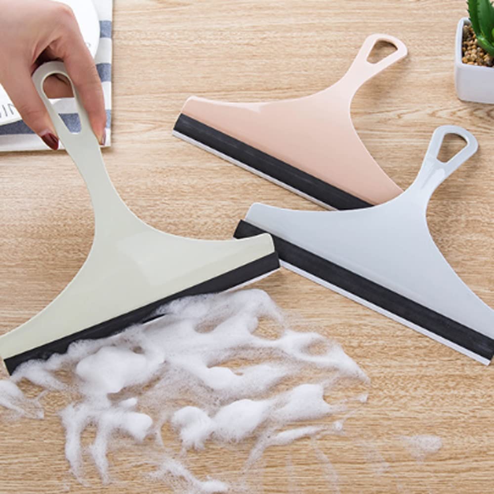 Limpiador de Vidrio Silicona Suave Silicona Limpieza y raspado Mirara de Pared Limpiaparabrisas Mesa de Mesa Artifact(1-Pack)