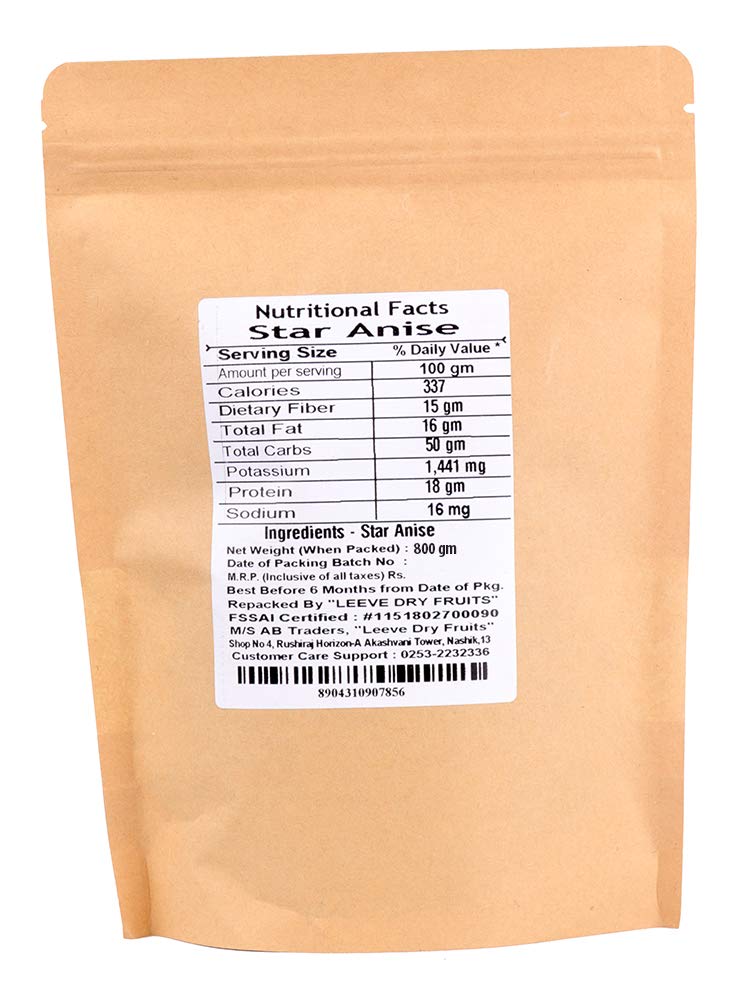 Leeve Dry Fruits Star Anise, 800G - Image 2 thumbnail